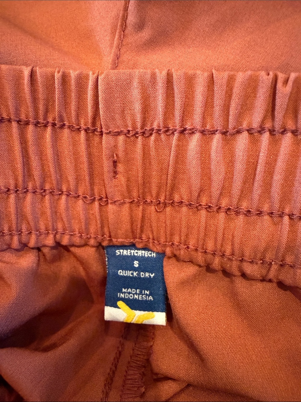 Old Navy Terracotta Rust Wide-Leg Cargo Tech Pants NWOT - Picture 2 of 4